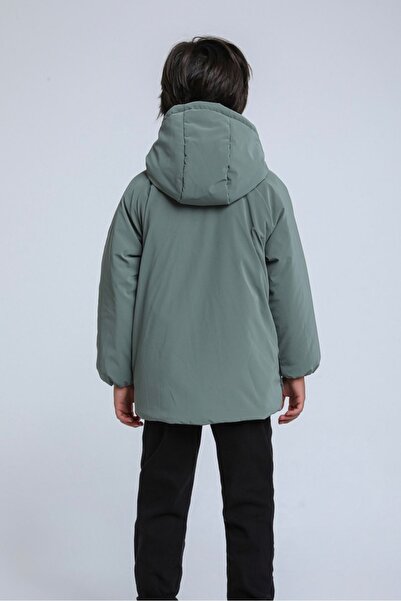 HAUSEkids 8-14 Yaş Night Rover Premium Erkek Çocuk Mont-Haki