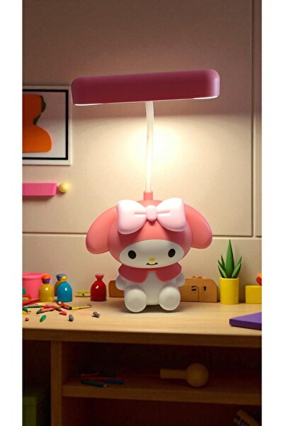 FAMEMUS ACCESSORY My Melody Masa Üzeri Gece Lambası boyut 20 cm