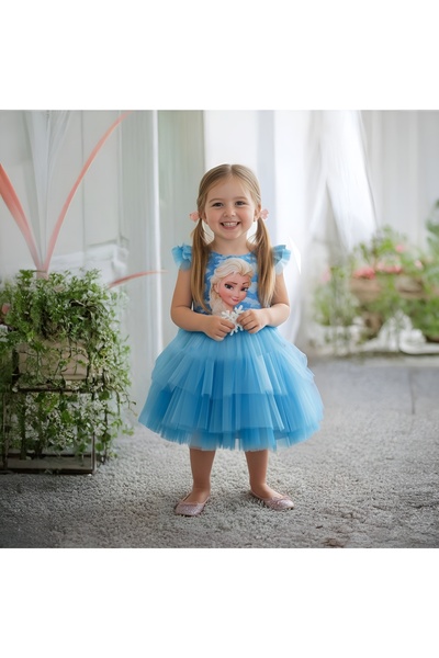 KONFİX KİDS ELSA PARTİ ELBİSESİ