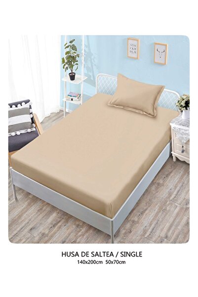 CHIRASO CHIRASO Elastic Bed Cover Set, Finet, 1 Person, 140x200cm and 1 Pillowcase 50x70cm, UNI