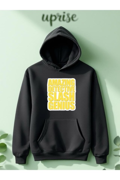 Vordevia سويت شيرت كبير الحجم مطبوع عليه بروكلين ناين ناين مصنوع من القطن بثل...