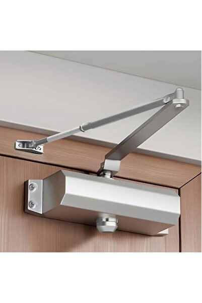 Generic Door Closer, Adjustable Hydraulic Door Closer for Smooth & Quiet Operation, Easy to Install