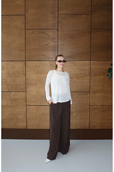 LOISY Women's Athlete Transparent Sweater