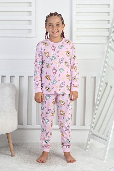 ZUZUNGA Labubu Patterned Girl's Set