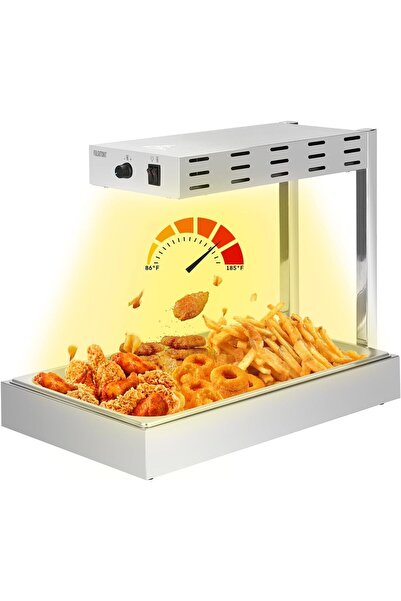 Genaric سخان بطاطس مقلية من فولجوتونيت، مصباح تسخين طعام تجاري مع مصباح تسخين...