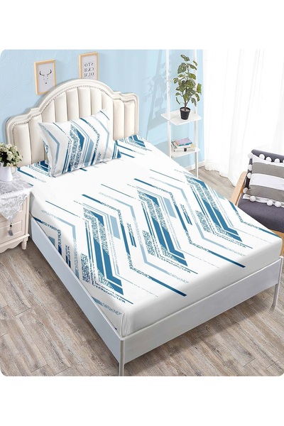 CHIRASO CHIRASO Elastic Bed Cover Set, Finet, 1 Person, 140x200cm and 1 Pillowcase 50x70cm