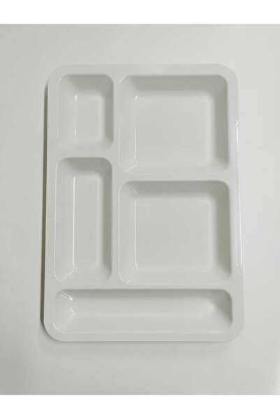 Taşkın Tabldot Polycarbonate Economic Product White (Pack of 10)