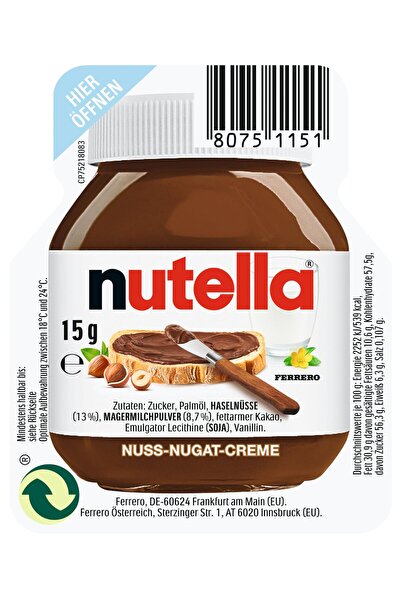 Nutella PORTION 15G x 120