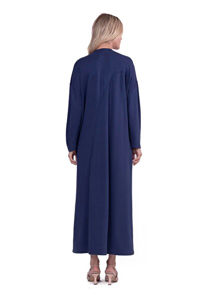 Invee Pamuk Elbise İNDİGO