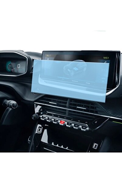 Optim Solution Navigation Screen Protection Film from Regenerative Hydrogel for Peugeot 208 2022