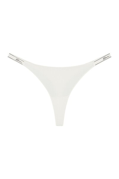 Bloovii Tanga pentru femei din material fin, benzi laterale cu logo | Abria