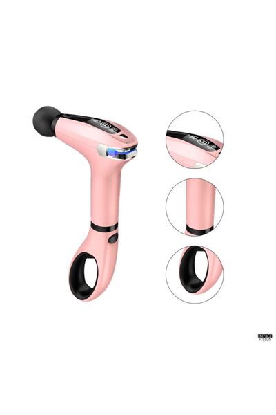 Impact Vision Professional Massage Gun, 8 Speeds, Anti-Cellulite, Portable, Pink, Impact Vision®