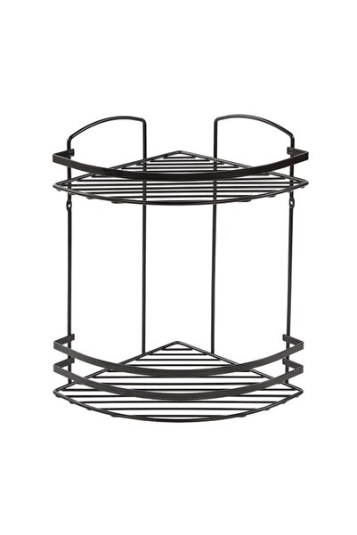 DacEnergy Etajera baie de colt , doua rafturi, dimensiune 24x24x37 cm, culoar...