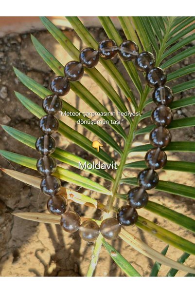 güleçdoğaltaş Güleç Natural Stone – Moldavite 8 mm Natural Stone Bracelet