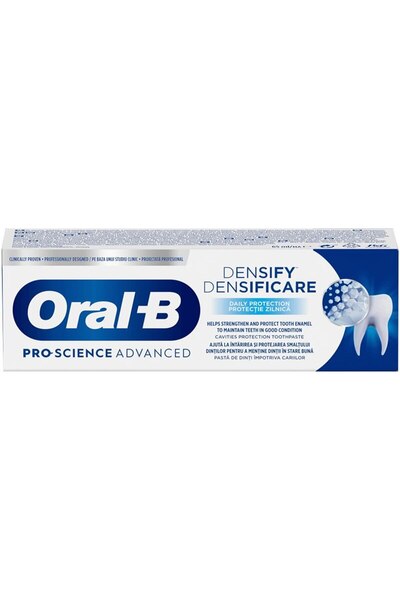 Oral-B Advanced Densify Toothpaste, Mint and Eucalyptus Flavor, 65ml