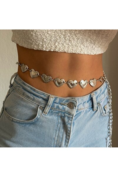 Jiwi Silver Kalpli Kemer/Bel Zinciri