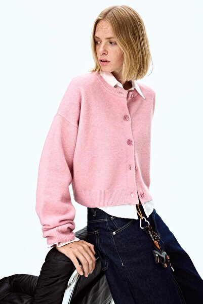 Bershka Yumuşak dokulu düğmeli ceket