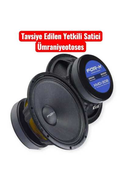 For-X XMD-308 ÇİFT DEĞERİ 1000WAT 500 RMS 20 CM MİDRANGE 95 DB 90 HZ