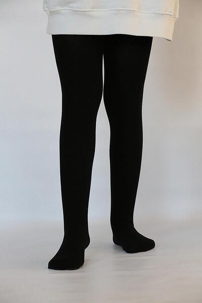 MEBA Soft Viskon Okul Çorabı Çocuk Külotlu Çorap Siyah