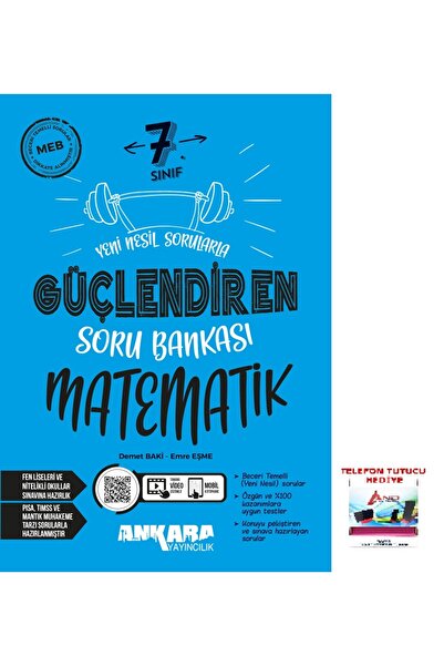 Ankara Yayıncılık 2025-2026 7. Sınıf Matematik Yeni Nesil Sorularla Güçlendir...