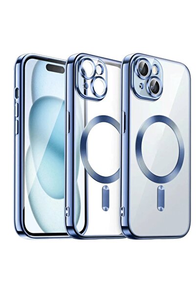 NURTON غطاء حماية مغناطيسي لهاتف آيفون 15 - أزرق سييرا - (5796) - VOANFD3839-7941