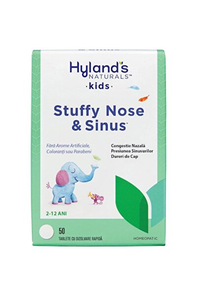 Hyland's Supliment homeopat pentru copii, bebeluși, nas înfundat, 50 de compr...