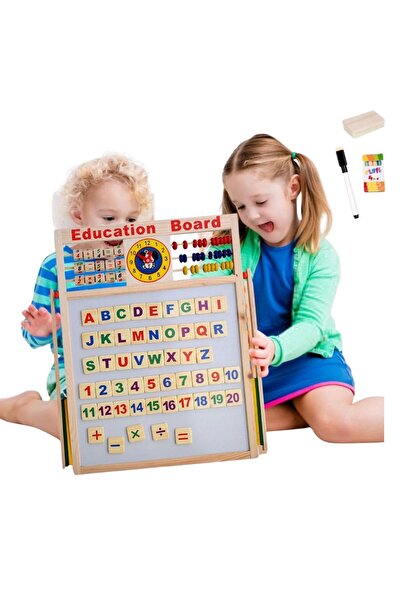 Impact Vision Tabla magnetica educationala,cu doua fete de scris,litere si ci...