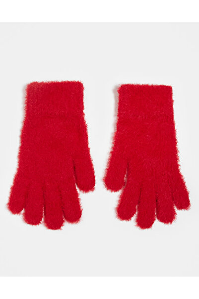 Goldmine Women's Full Finger Soft Textured Fluffy Gloves