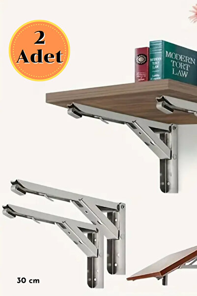 Şen Ticaret Kademeli Katlanabilir Masa Konsolu Duvara Monte Metal Raf Ayağı, Masası ve Sehpa Montaj Aparatı