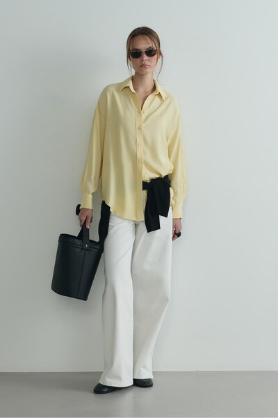 Suud Collection Yellow Alessa Shirt