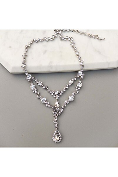 MOONGLOW ACCESSORIES Colier Silver Glow