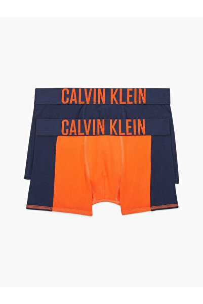 Calvin Klein 2PK TRUNK Erkek Turuncu Boxer Set