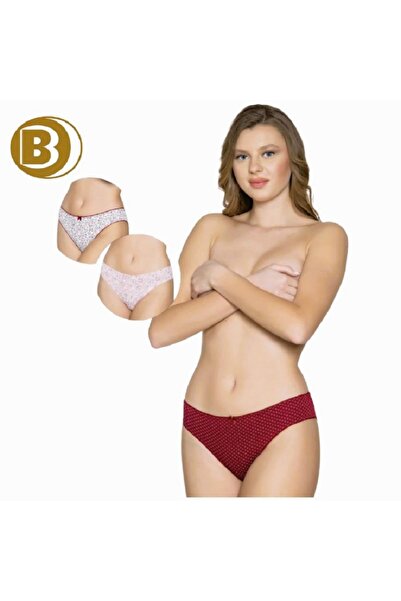 Belinay Women'S, Regular Size, Pack of 6 Panties, Colorful