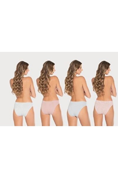 Belinay Women'S, Regular Waist 4-Piece Panties, Colored