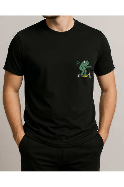 TREND YANKI تي شيرت للجنسين (الضفدع)