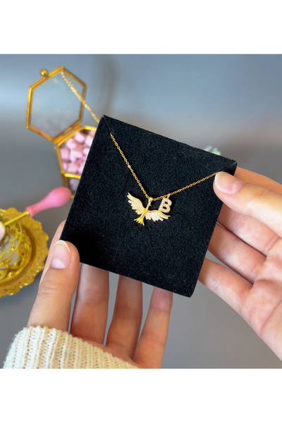 acc swen Harfli anka kolye ss damgalı paslanmaz çelik