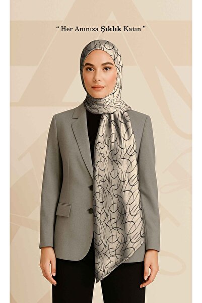 DESENİX Geometric Line Pattern Shawl |   An Exquisite Piece of Minimalist Mod...