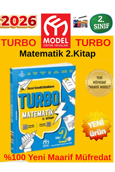 Fenomen Yayıncılık 2.Sınıf Model Eğitim Turbo Eğitim Seti 2026 Yeni Ürün %100 Yeni Müfredat+Dokunmatik Kalem