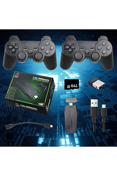 Generic Wireless Retro Game Console – Plug & Play Video Game Stick with 4K HDMI Output for TV