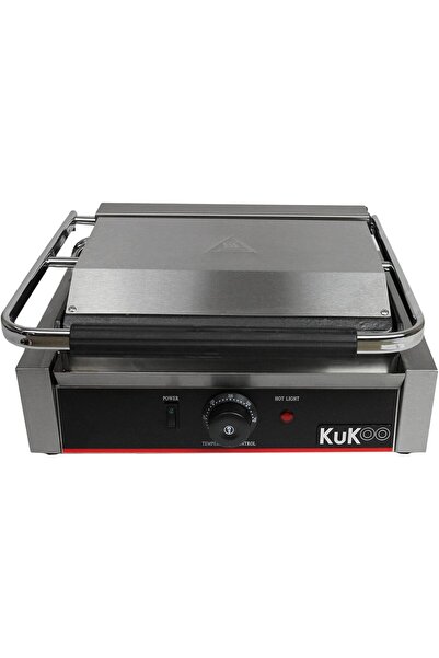 Genaric KuKoo Grooved/Flat Panini Press Ribbed Contact Grill Toaster Sandwich Maker Commercial Catering Mach