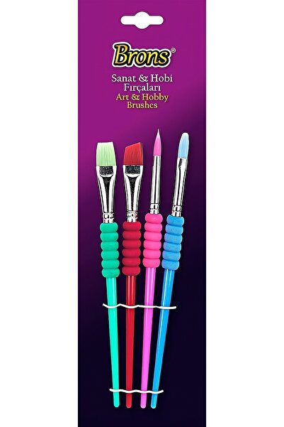 Brons Набір з 4 змішаних пензлів 14