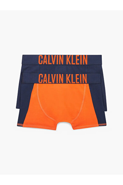 Calvin Klein 2PK TRUNK Erkek Turuncu Boxer Set
