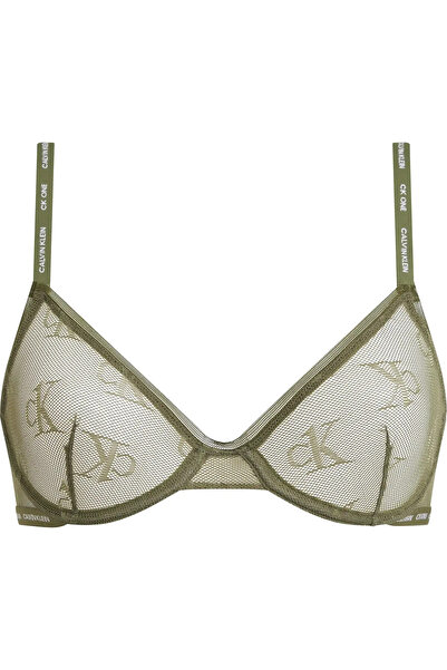 Calvin Klein UNLINED DEMI Kadın Mavi Sütyen