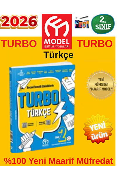 Fenomen Yayıncılık 2.Sınıf Model Eğitim Turbo Eğitim Seti 2026 Yeni Ürün %100 Yeni Müfredat+Dokunmatik Kalem