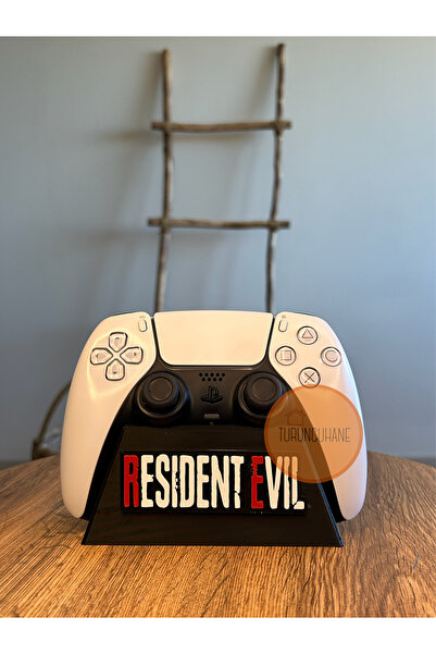 TURUNCUHANE Resident Evil Ölümcül Deney Logolu Kol Standı Ps5 Dualsense Ps4 D...