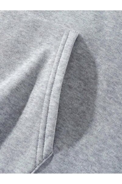 Josette NYC Baskılı Kapüşonlu Oversize Sweatshirt