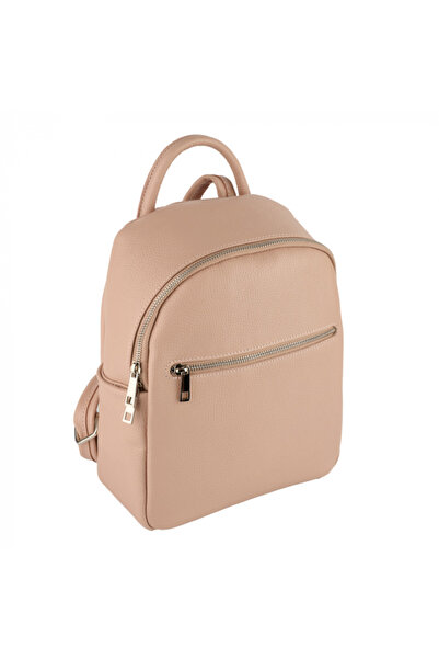 AZZURA Rucsac Joplin, din piele 100% naturală roz prafuit, 8223