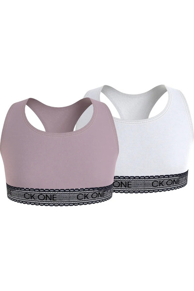Calvin Klein 2PK BRALETTE-LACE Kadın Pembe Bralet