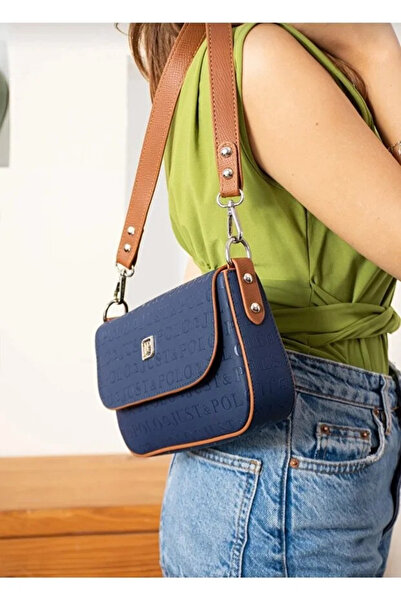 Just Polo حقيبة يد وكتف نسائية أنيقة بحزام طويل قابل للتعديل مقاس: 23 × 14 سم...