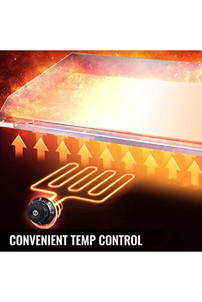 Genaric Electric Flat Top Grill 3000W Electric Countertop Griddle Grill 22 Inch Stainless Steel Flat Griddle